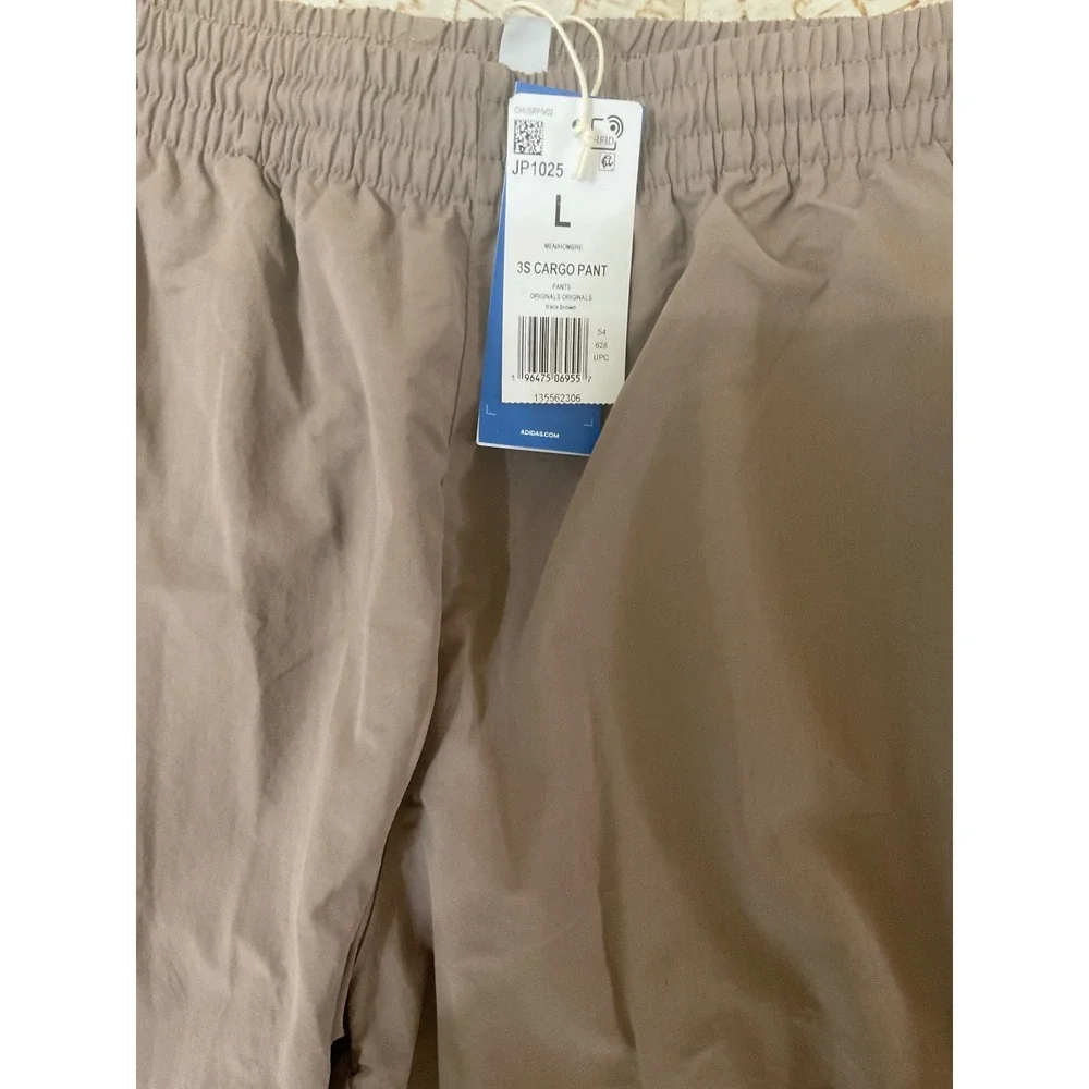 Adidas Men's Trace Brown 3S Cargo Pants Size Medium Originals